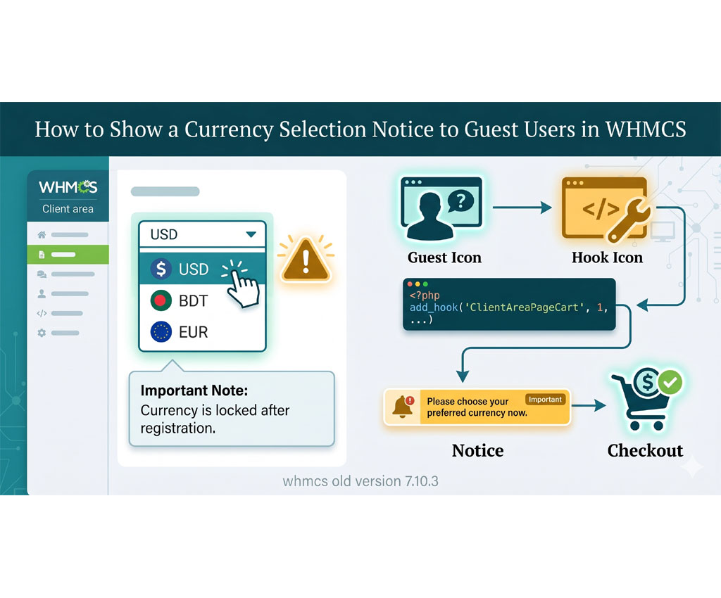 whmcs currency choose notice